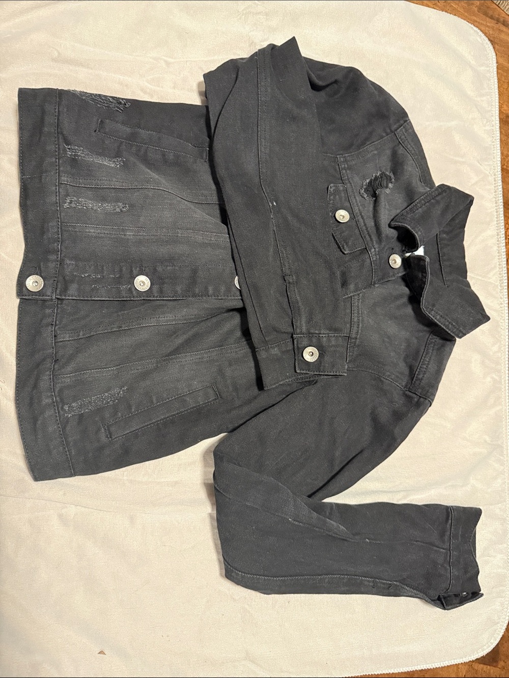 Ciso Black Jean Jacket